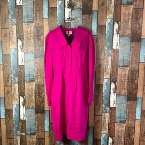 Misho  💯 silk vintage Vibrant Purple  Dress